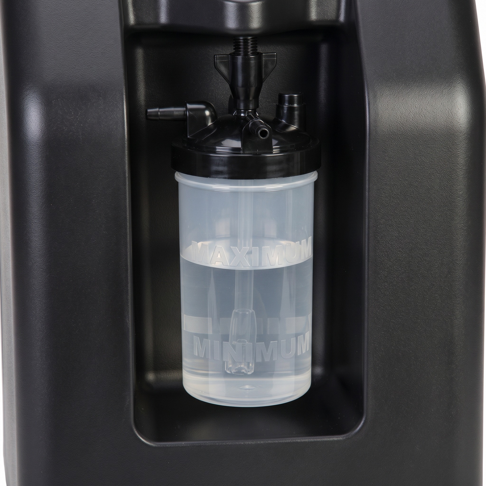 Drive DeVilbiss 525DS con vaso humidificador instalado