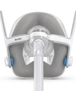 Marco InfinitySeal y codo de la mascarilla nasal ResMed AirTouch N20 original, con cojín de espuma de memoria y broches magnéticos azules
