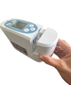 Rhythm P2-E6 con bateria recargable removible sostenido en la mano