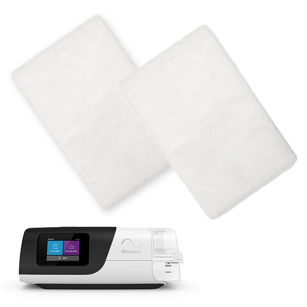 Filtros estándar desechables para ResMed AirSense 11 / AirCurve 11. Elegí kit de