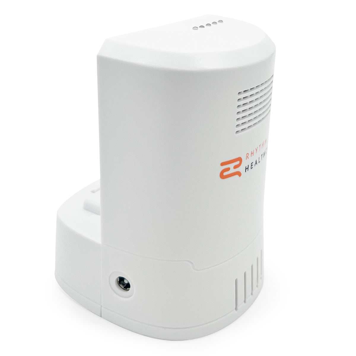 Cargador de batería externo Rhythm P2 con logo Rhythm Healthcare