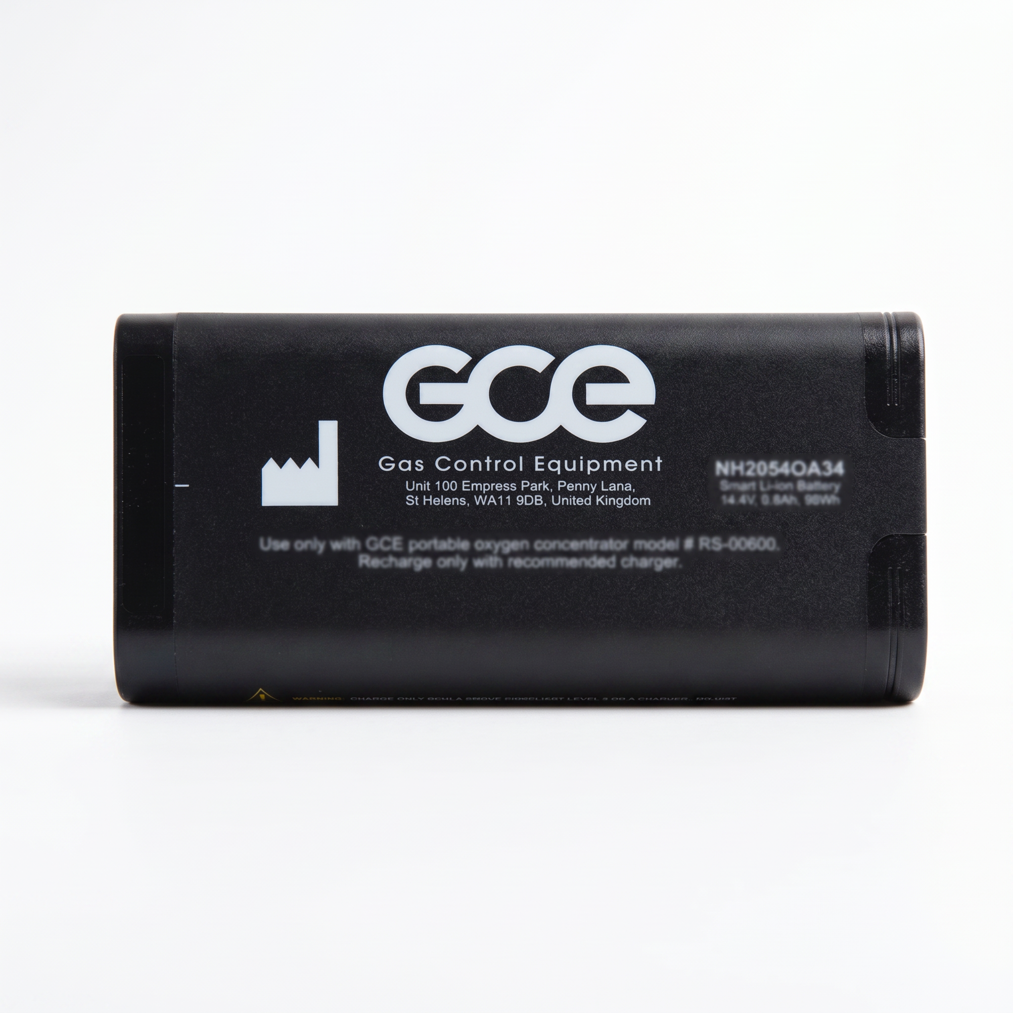 Batería de 8 celdas para concentrador GCE Zen-O Lite (RS-00601), vista frontal