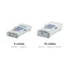 Comparación de tamaño entre la batería original Inogen de 8 celdas (BA-500) y la de 16 celdas (BA-516) para Inogen Rove 6 e Inogen One G5