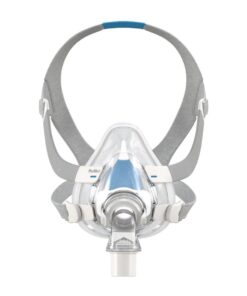 Mascarilla CPAP oronasal ResMed AirTouch F20 con arnés, vista frontal