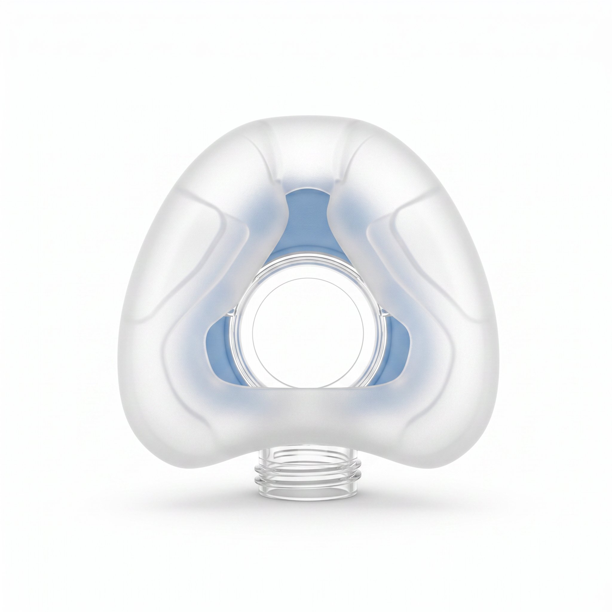 Cojín nasal de silicona InfinitySeal de la mascarilla ResMed AirFit N20 que cubre solo la nariz
