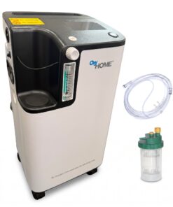 OxyHome 5L con cánula nasal y frasco humidificador incluidos