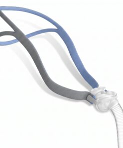 Arnés de tela ligero con lazos QuickFit de la mascarilla CPAP ResMed AirFit P10