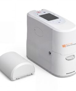 Concentrador Rhythm P2 usado certificado junto a su batería recargable extraíble