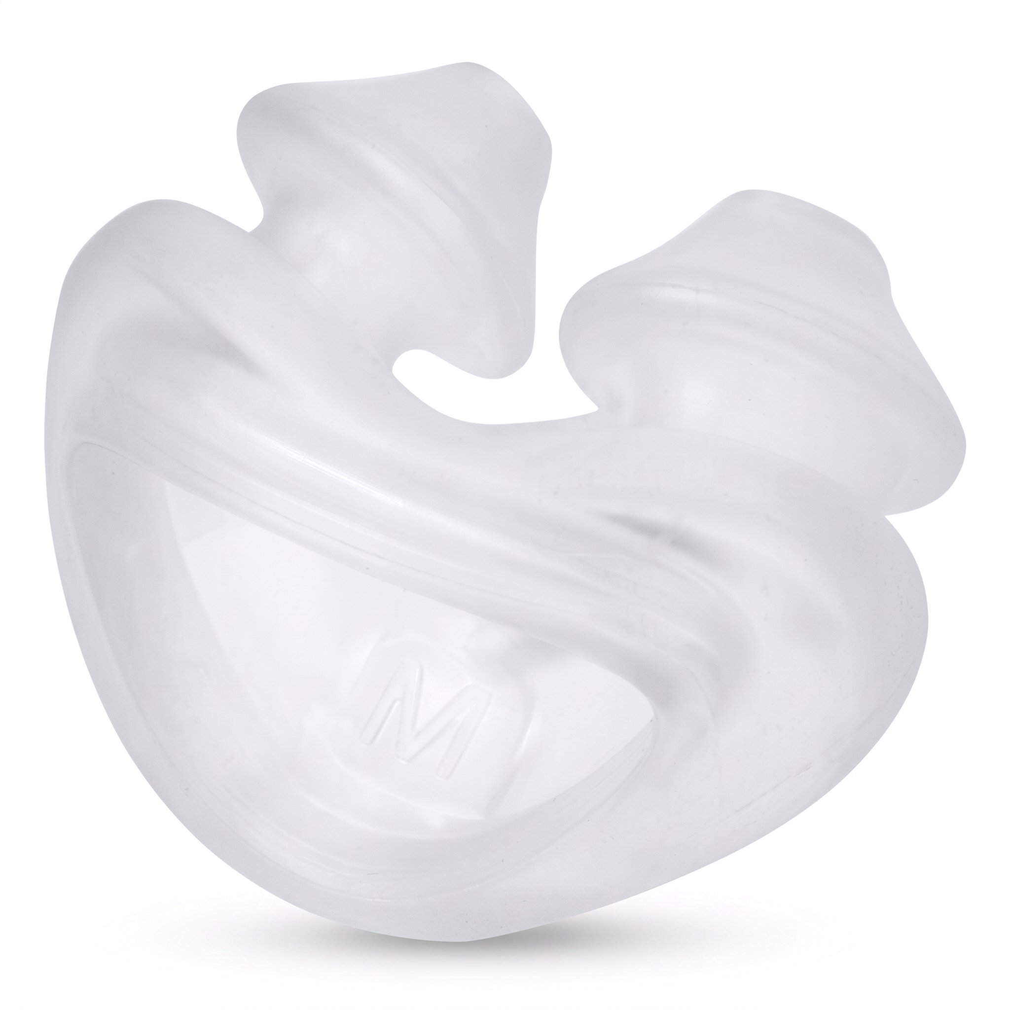 Almohadillas nasales de silicona de doble pared talla M de la mascarilla React Health Rio II, acercamiento