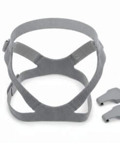 Arnés tipo corona y broches de liberación rápida de la mascarilla CPAP facial React Health Siesta original