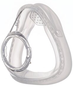 Cojín facial de silicona transparente de la mascarilla CPAP React Health Siesta, con ventilación de dispersión, sella nariz y boca